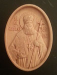 Medaljon u duborezu - Sv. Andrej